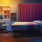 anime bedroom background