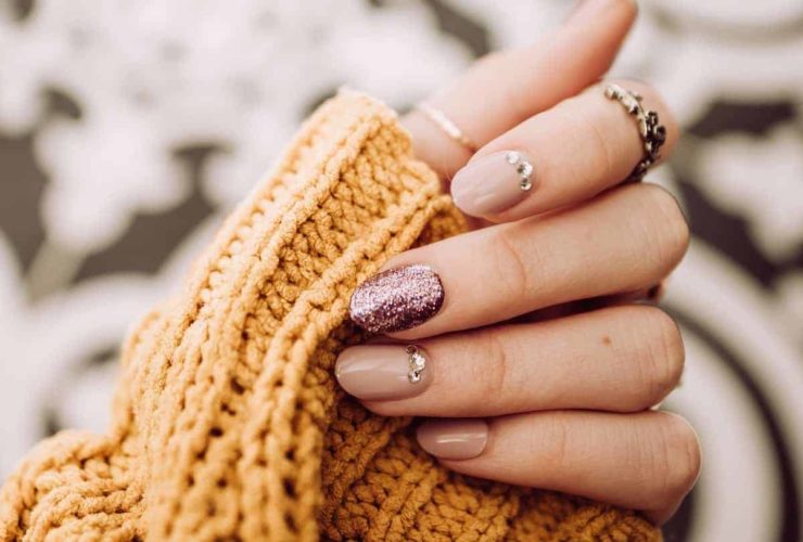Glitter Acrylic Nails Ideas