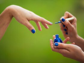 Blue Ombre Nails