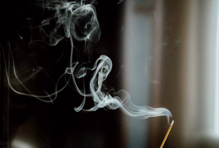 Burning Incense Sticks