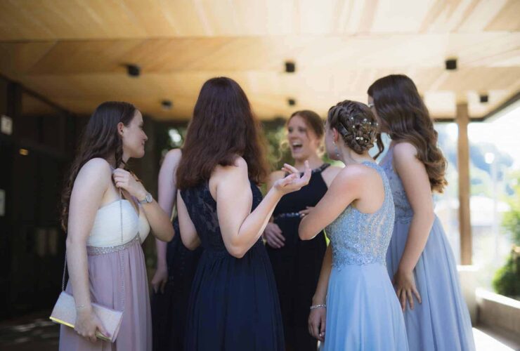 Blue Bridesmaid Dresses
